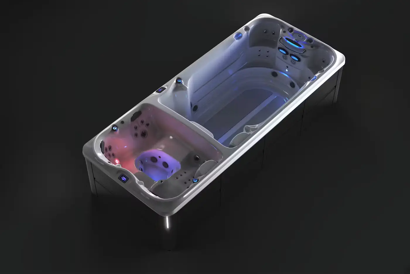 Dve spa v jednom – J-19DT™ PowerPro™ – Swim Spa a vírivka